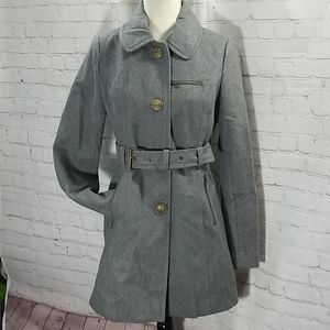 Tulle Grey Wool Coat